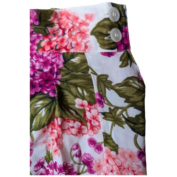 Vtg 1990s SK & Company Pink Purple Lilac Floral Print Button Maxi Skirt M 8 - Picture 4 of 5